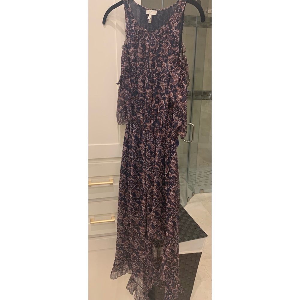 Joie Floral High-Low Chiffon Dress!